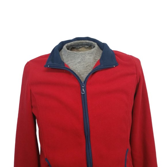 Laura Scott Jack red full zip fleece size … - Picture 2 of 6